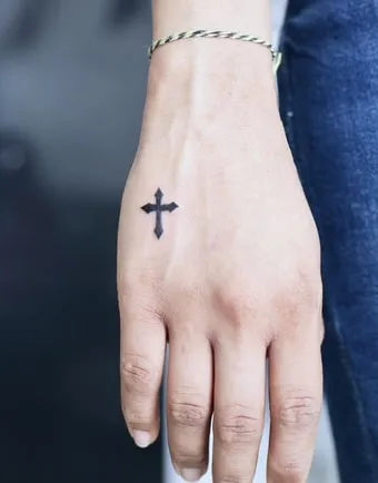 Cross Tattoo on Hand 2 Cross Tattoo on Hand ideas