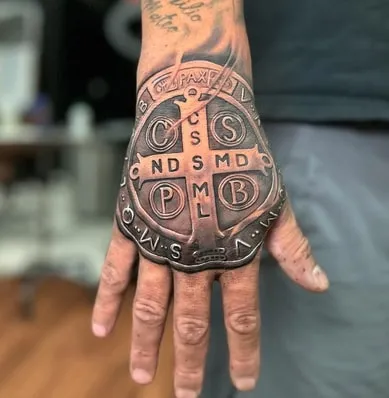 Cross Tattoo on Hand 6 Cross Tattoo on Hand design