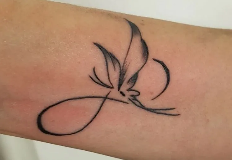 Infinity Butterfly Tattoo ideas