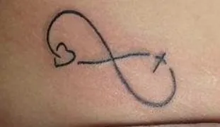 Infinity Cross Tattoo idas