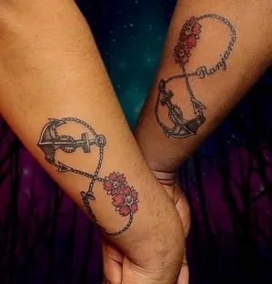Infinity With Anchor Tattoo ideas