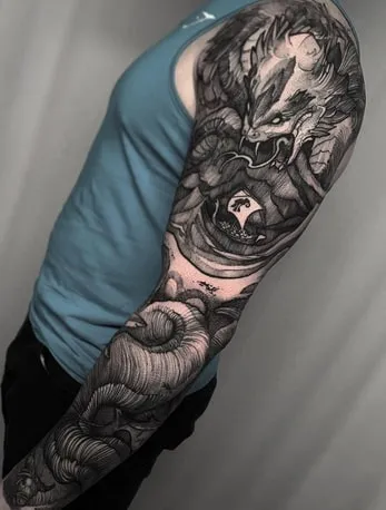 Jörmungandr tattoo idea 1 Jörmungandr tattoo idea 1