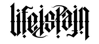 Life is Pain Ambigram Tattoo