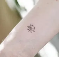 Minimalist Ladybug Tattoo Ideas2 Minimalist Ladybug Tattoo Ideas2