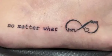 Mother And Son Infinity Tattoo ideas
