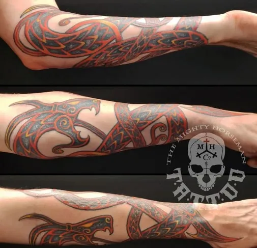 Norse Dragon Tattoo Idea with Meaning