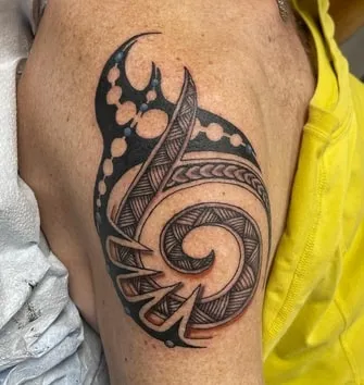 Polynesian stingray Tattoo