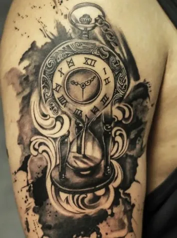 Steampunk Hourglass Tattoo Steampunk Hourglass Tattoo