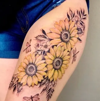 Sunflower Tattoo ideas