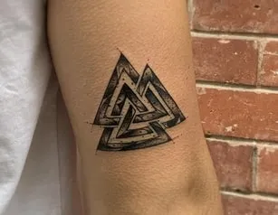 Valknut tattoo idea Valknut tattoo idea