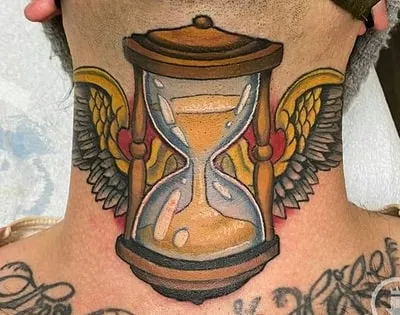Winged Hourglass Tattoo Winged Hourglass Tattoo