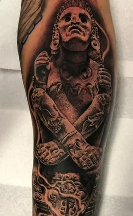 Xochipilli Aztec Tattoo