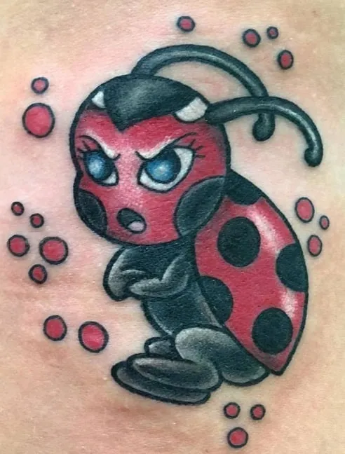 cartoon ladybug tattoo ideas cartoon ladybug tattoo ideas