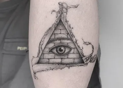 classic eye of providence tattoo