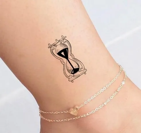 classic hourglass tattoo