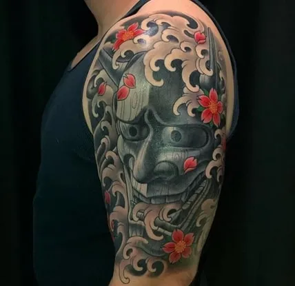 hannya mask tattoo