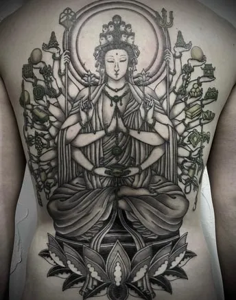 japanese buddha tattoo