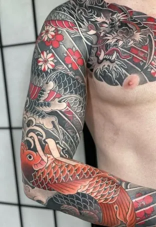 koi and dragon yakuza tattoo koi and dragon yakuza tattoo