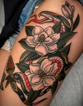 magnolia tattoo ideas