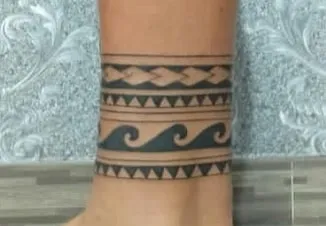 polynesian waves tattoo
