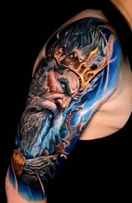 poseidon tattoos