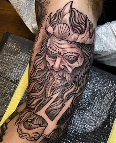 poseidon tattoo ideas