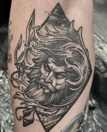 poseidon tattoos meaning