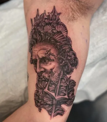 poseidon tattoo