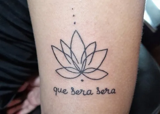 que sera sera tattoo 11 que sera sera tattoo lotus