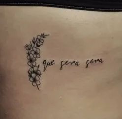 que sera sera tattoo 4 que sera sera tattoo design