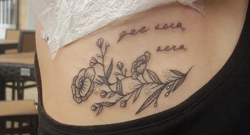 que sera sera tattoo plan