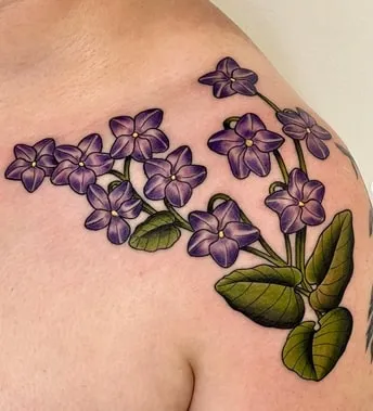 violet tattoo ideas