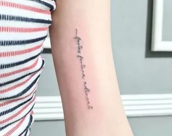 Fortis Fortuna Adiuvat Tattoo Idea 3 bicep minimal Fortis Fortuna Adiuvat Tattoo Idea