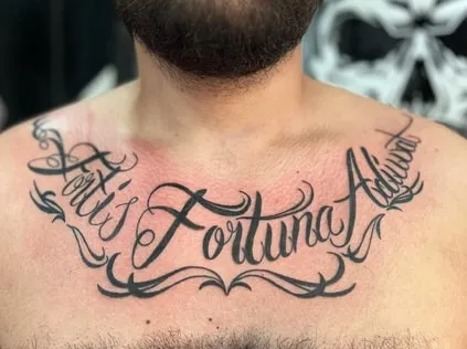 Fortis Fortuna Adiuvat Tattoo Idea 5 chest Fortis Fortuna Adiuvat Tattoo Idea for men