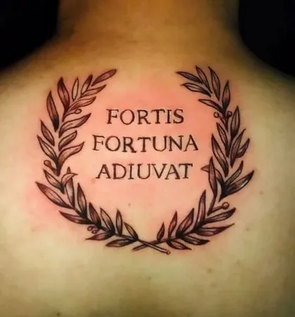 Fortis Fortuna Adiuvat Tattoo Idea 9 Fortis Fortuna Adiuvat Tattoo Idea for men