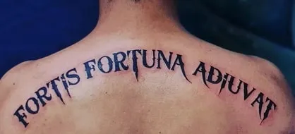 Fortune Favors the Bold tattoo idea latin quote Fortune Favors the Bold tattoo idea latin quote