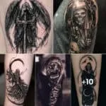 Grim Reaper Tattoo Meaning and 10+ Design Ideas