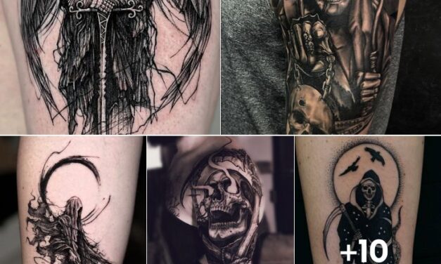 Grim Reaper Tattoo Meaning and 10+ Design Ideas