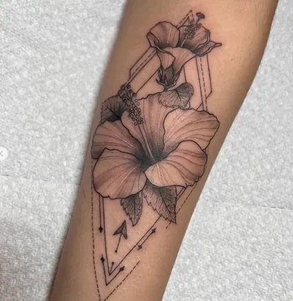 Hibiscus Tattoo Design Ideas 6 greys Hibiscus Tattoo Design Idea
