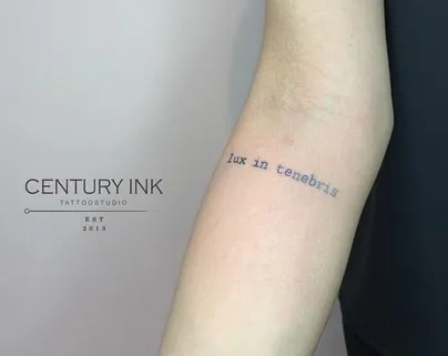 Lux in Tenebris tattoo idea latin quote Lux in Tenebris tattoo idea latin quote