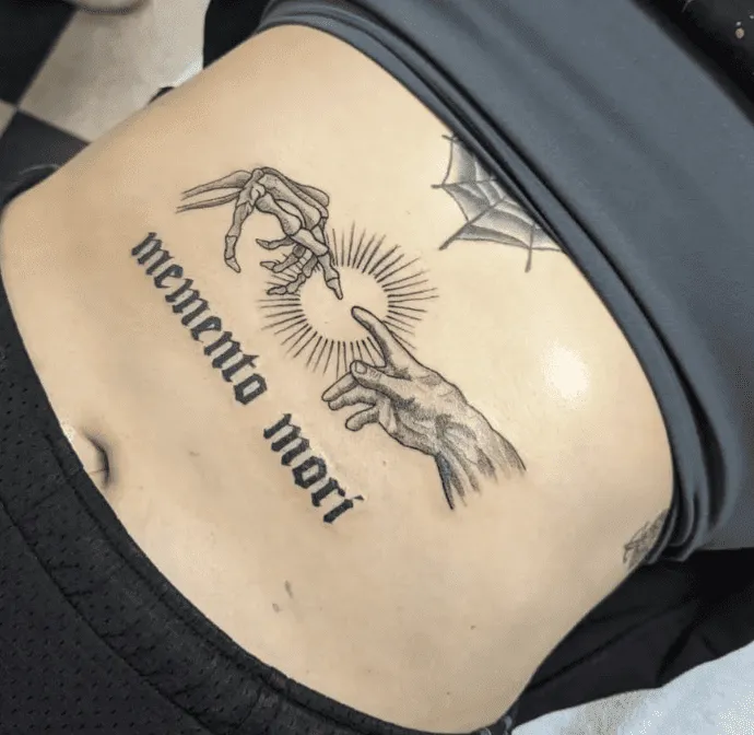 Memento Mori Tattoo Ideas, Top 11 Memento Mori Tattoo Ideas, Memento Mori Tattoo Ideas for Men and Women, What does memento mori tattoo symbolize?, What are the symbols of memento mori tattoo?, What is the full saying of memento mori tattoo?, Significance of Memento mori tattoo,