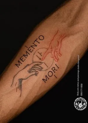 Memento Mori tattoo idea latin quote Memento Mori tattoo idea latin quote