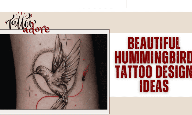 Beautiful Hummingbird Tattoo Design Ideas