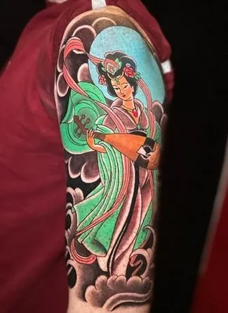 dancing geisha tattoo style dancing geisha tattoo style