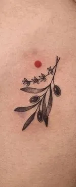 dotwork olive branch tattoo dotwork olive branch tattoo