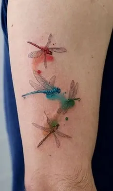 dragonfly tattoo design idea 13 4 color dragonfly tattoo design idea