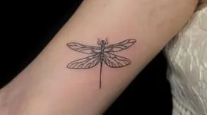 dragonfly tattoo design idea 2 minimal dragonfly tattoo design idea
