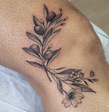 fusion olive branch tattoo idea fusion olive branch tattoo idea