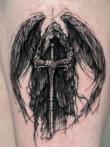 grim reaper tattoo idea 1 grim reaper tattoo idea