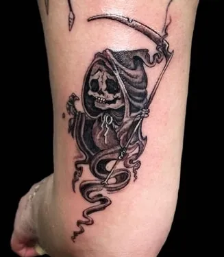 grim reaper tattoo idea 12 cute grim reaper tattoo idea